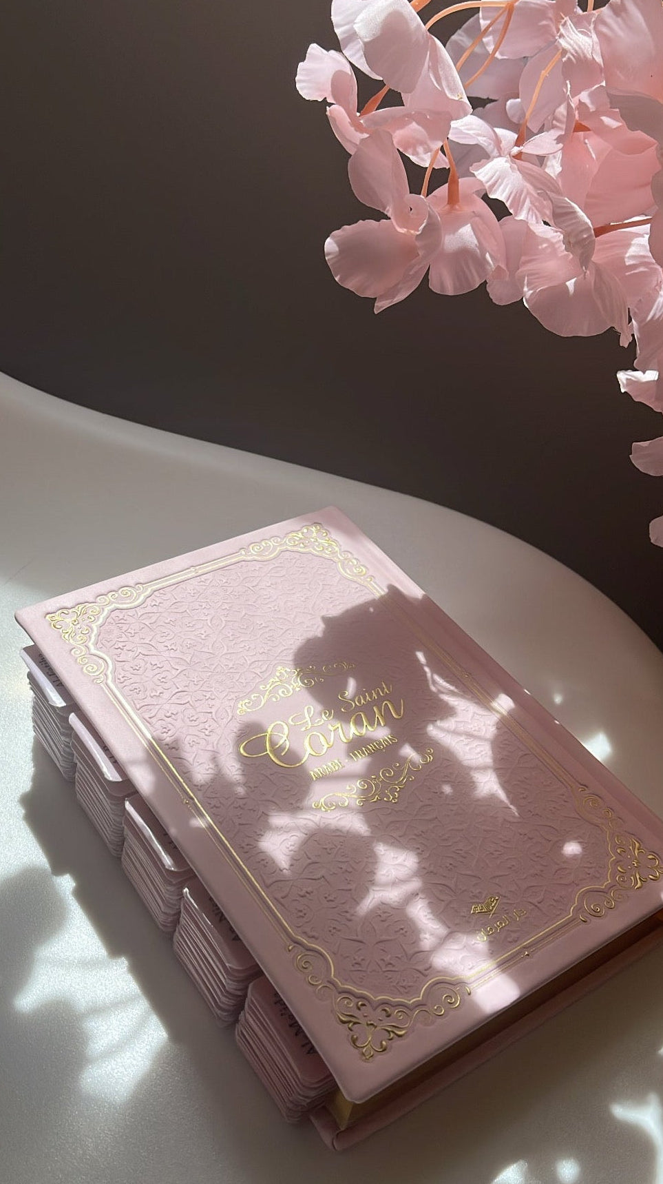 Coran avec onglets Sourate - Rose